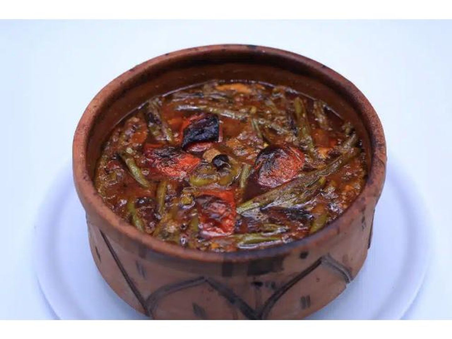 طاجن لحمه لوبيا
