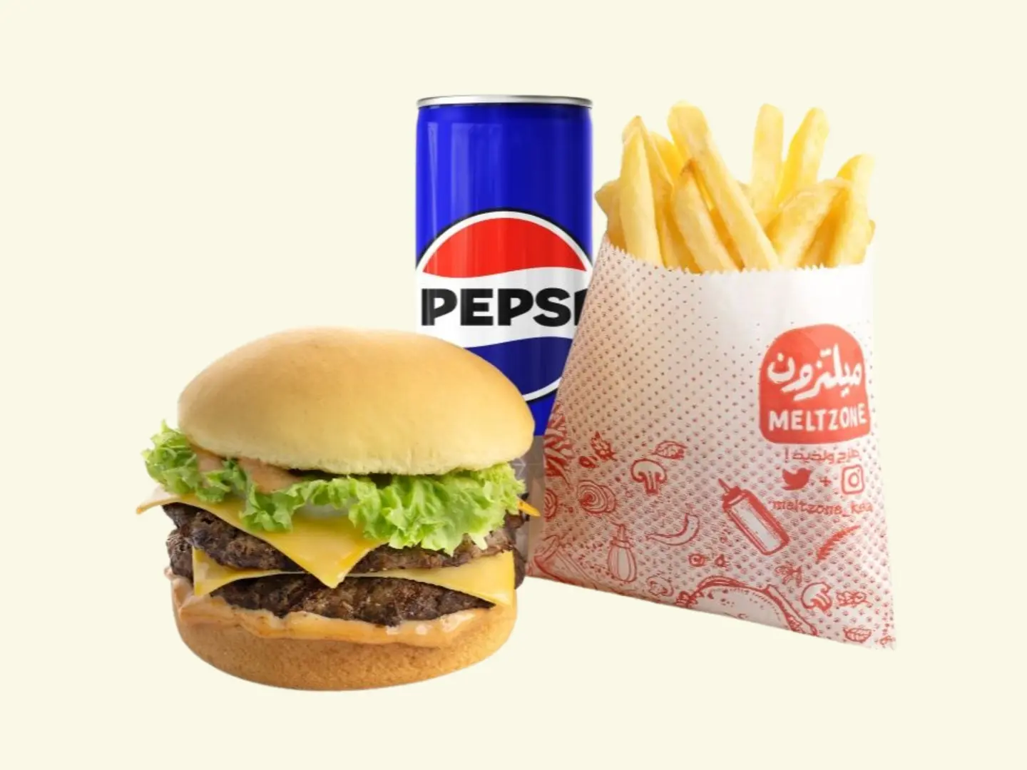 وجبة دبل لحم