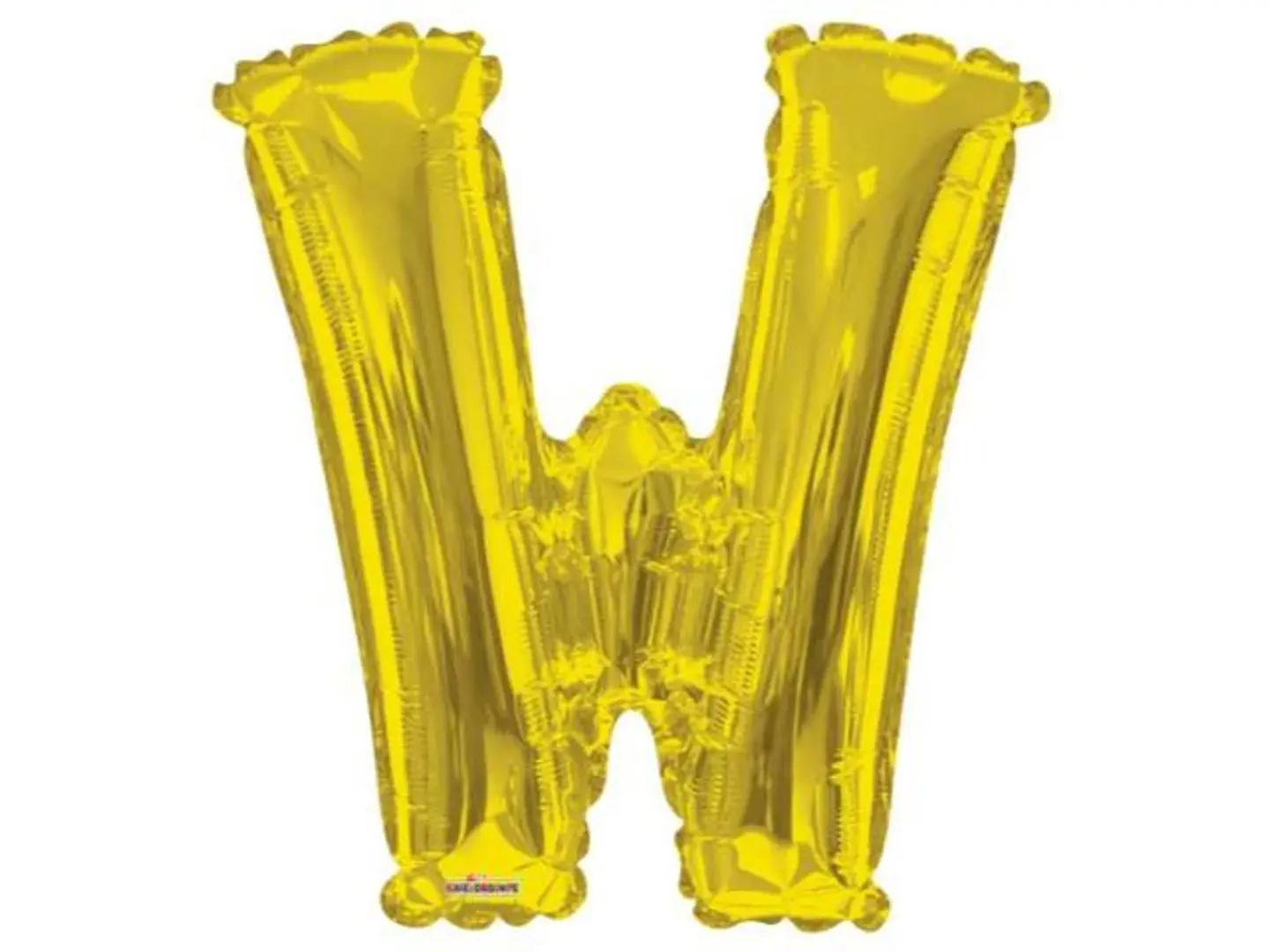 Helium W Balloon Gold