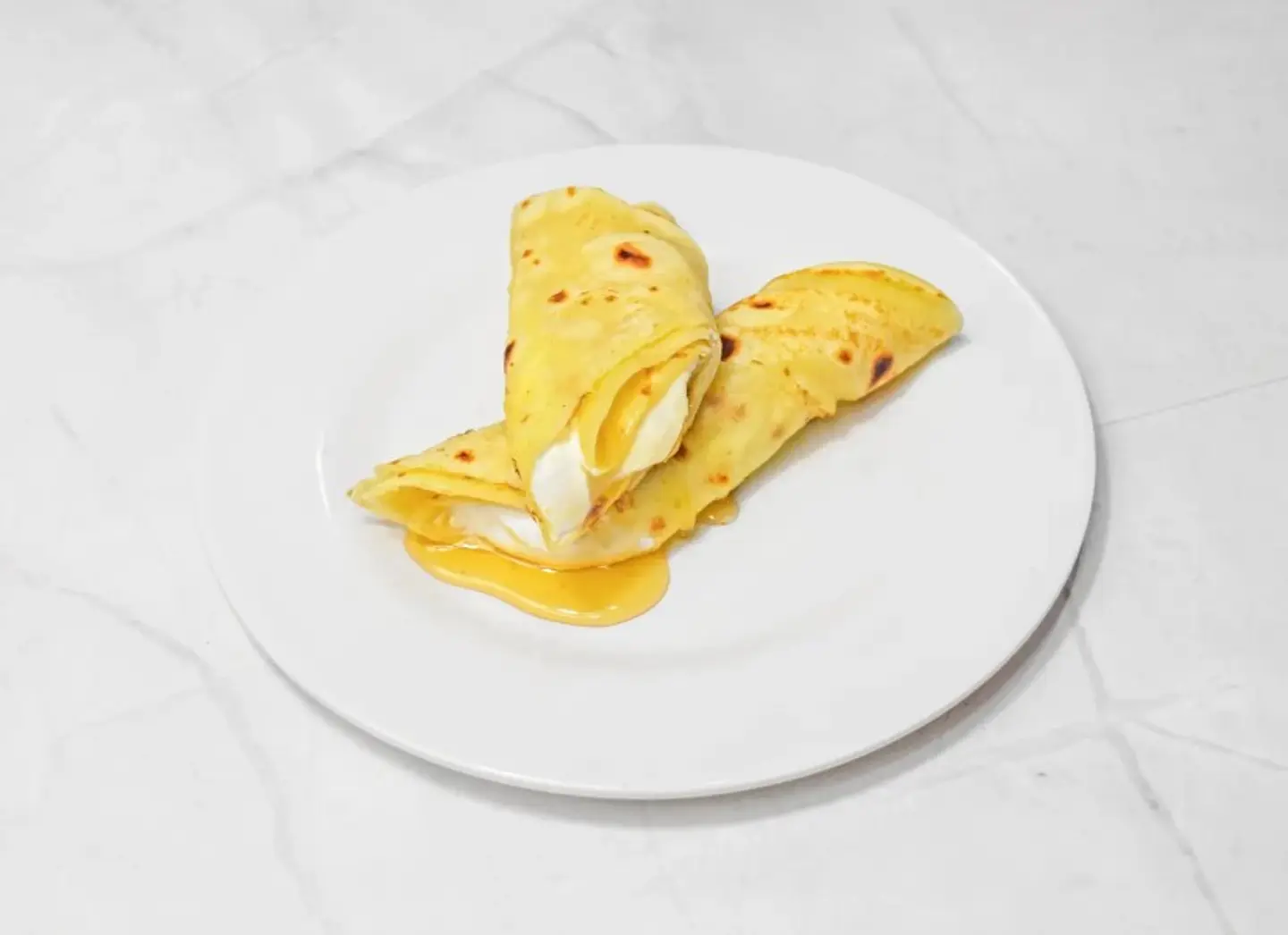 Labneh And Honey Chapati