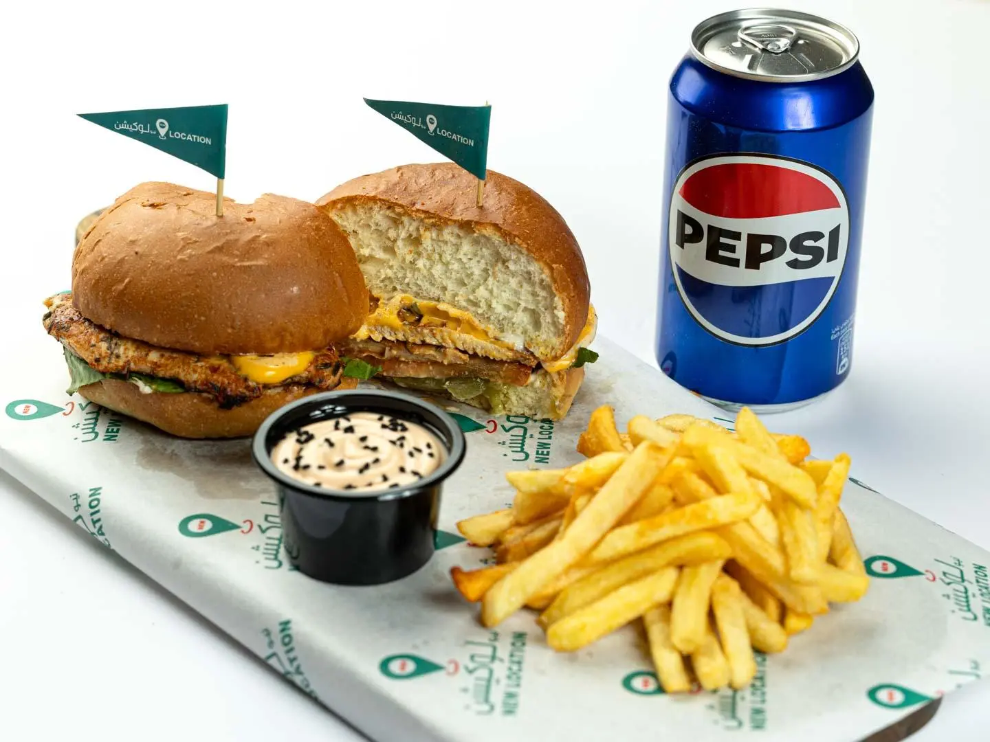 برجر دجاج مشوي