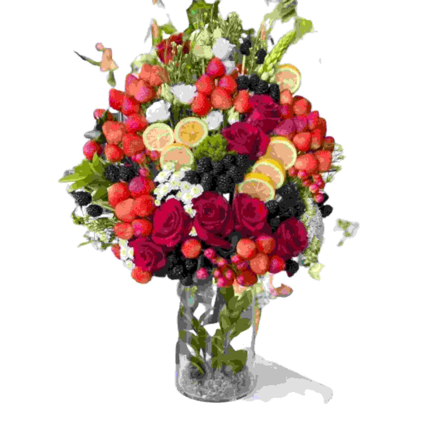 Raspberry Vase