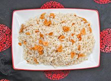 أرز مقلي بالثوم