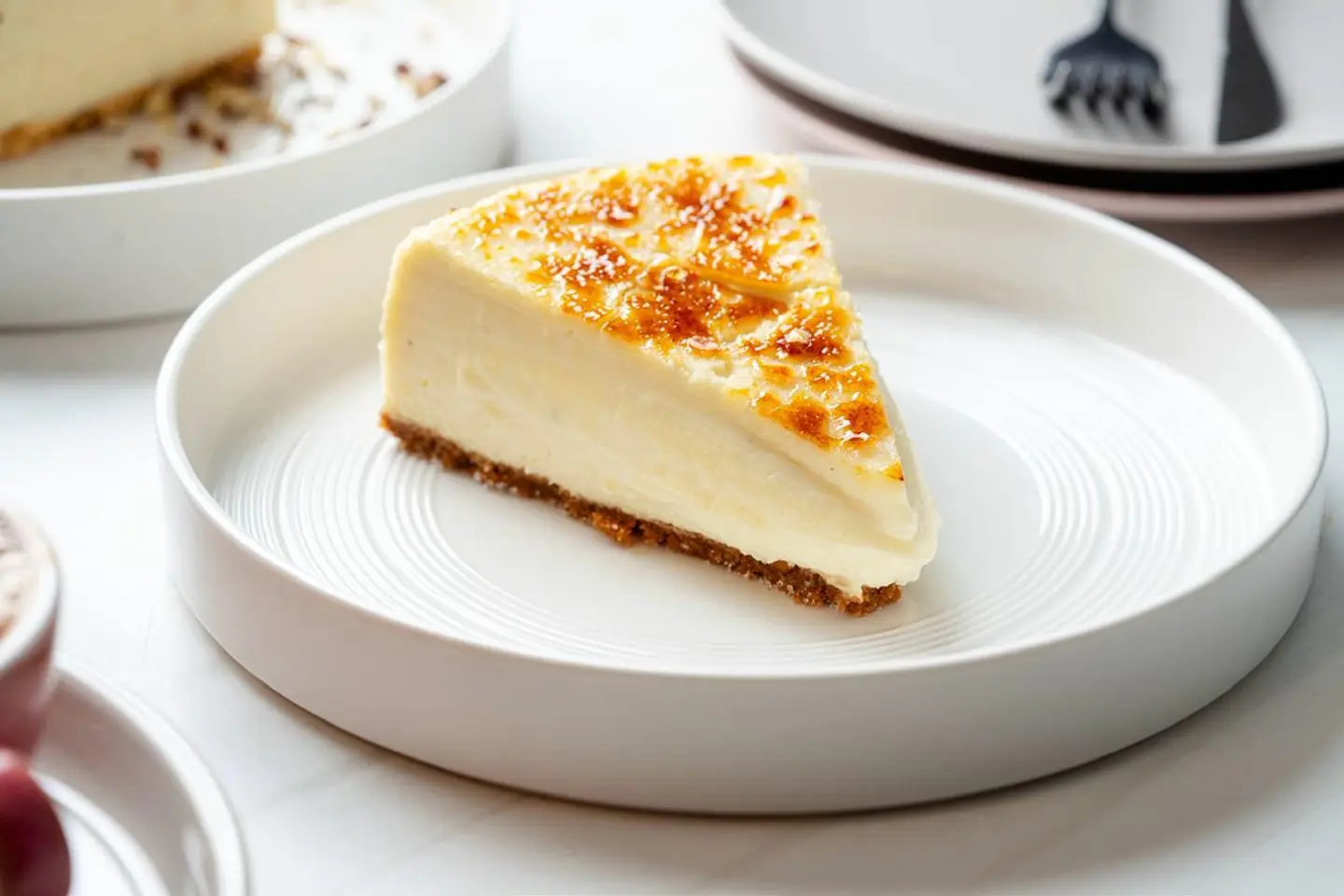 Spanish Cheesecake Slice