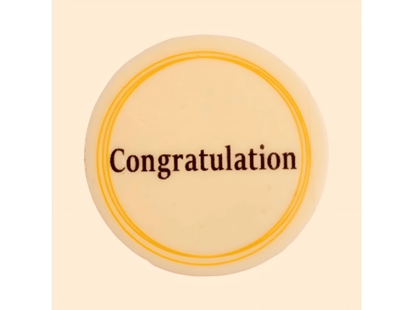 “Congratulations” Transfer Sheet Piece