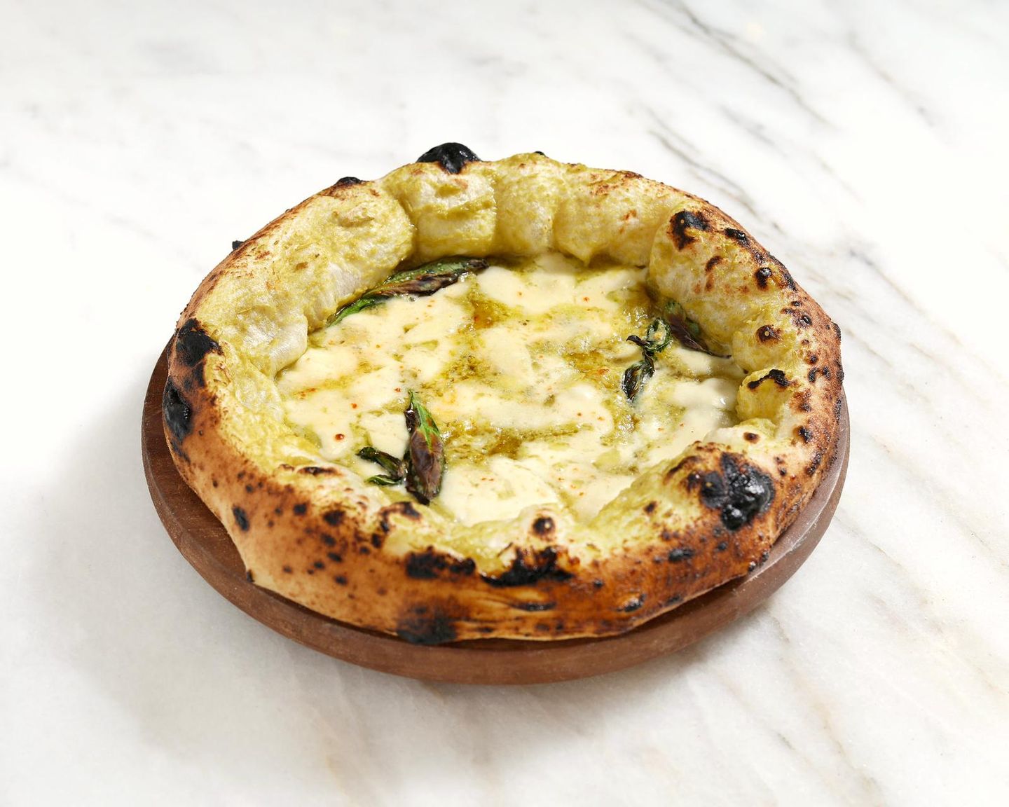 Pizza With Green Pepper
