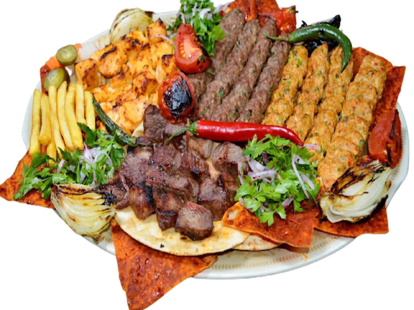 طبق مشاوي عائلي