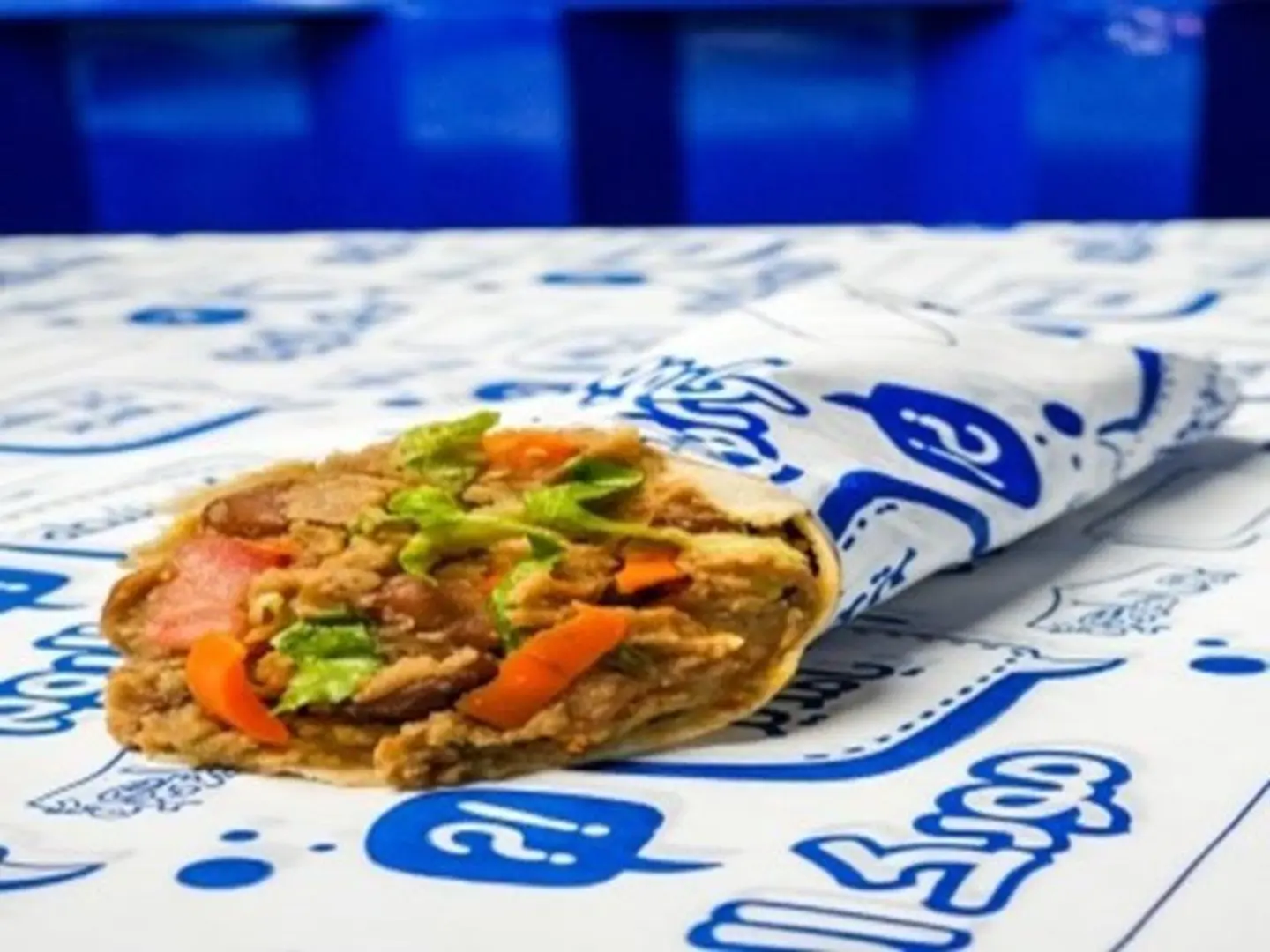 Foul With Falafel Sandwich