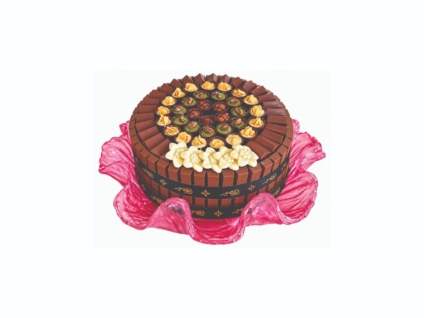 Unwrapped Chocolate Tray Pink