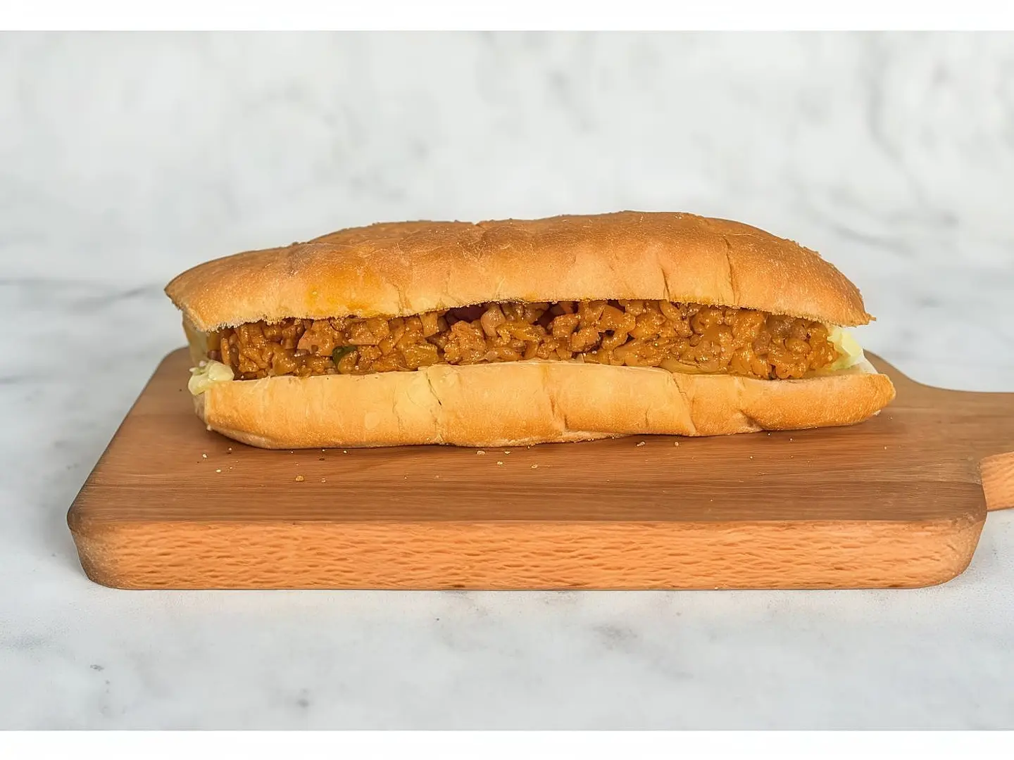 ساندوتش لحم مفروم