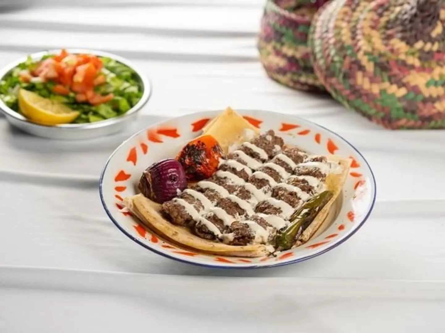 كباب لحم بالطحينة