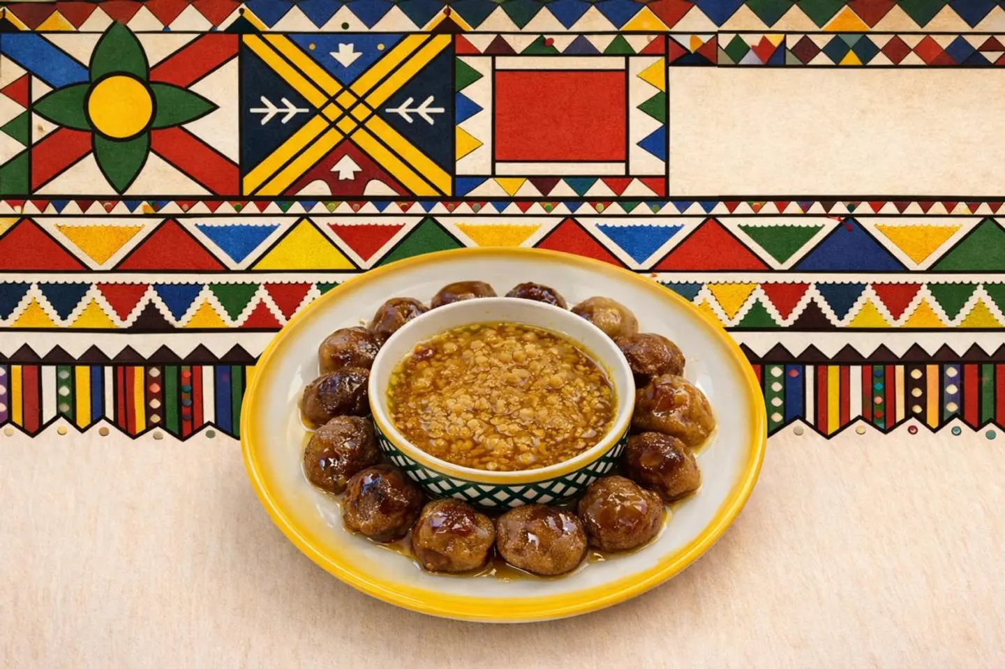 مصانف ذره دخن مع السمن والعسل