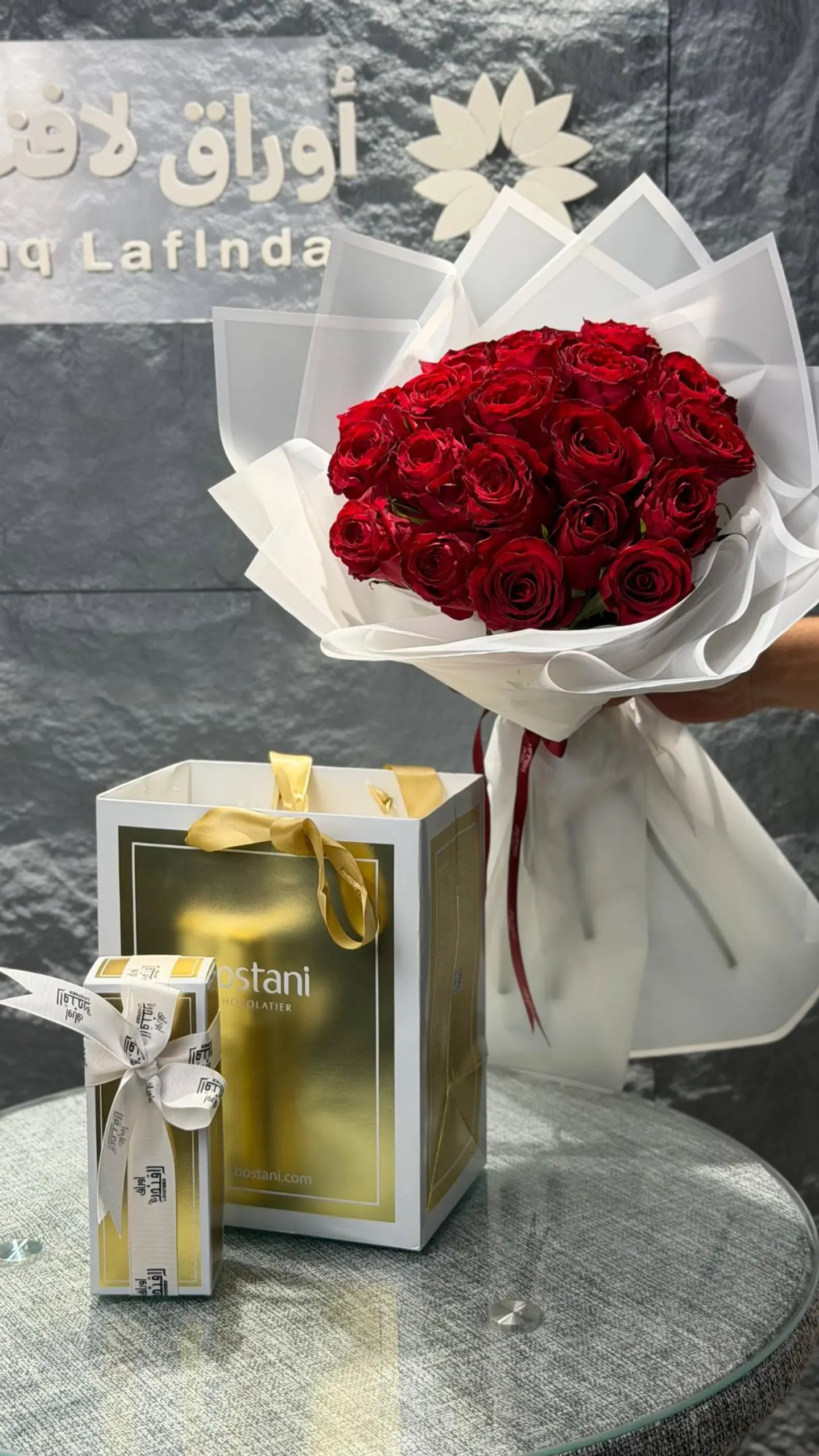 Rose With Garden Chocolate