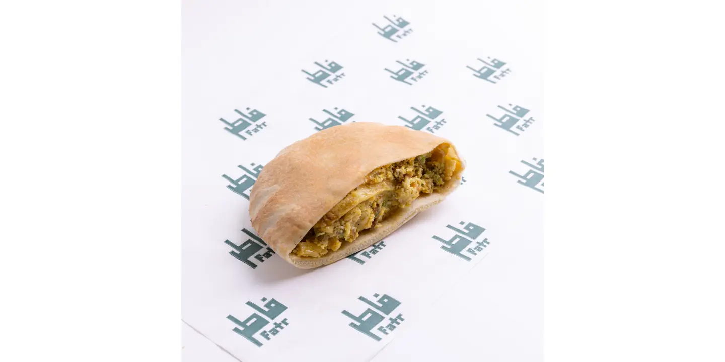 Falafel And Egg Sandwich