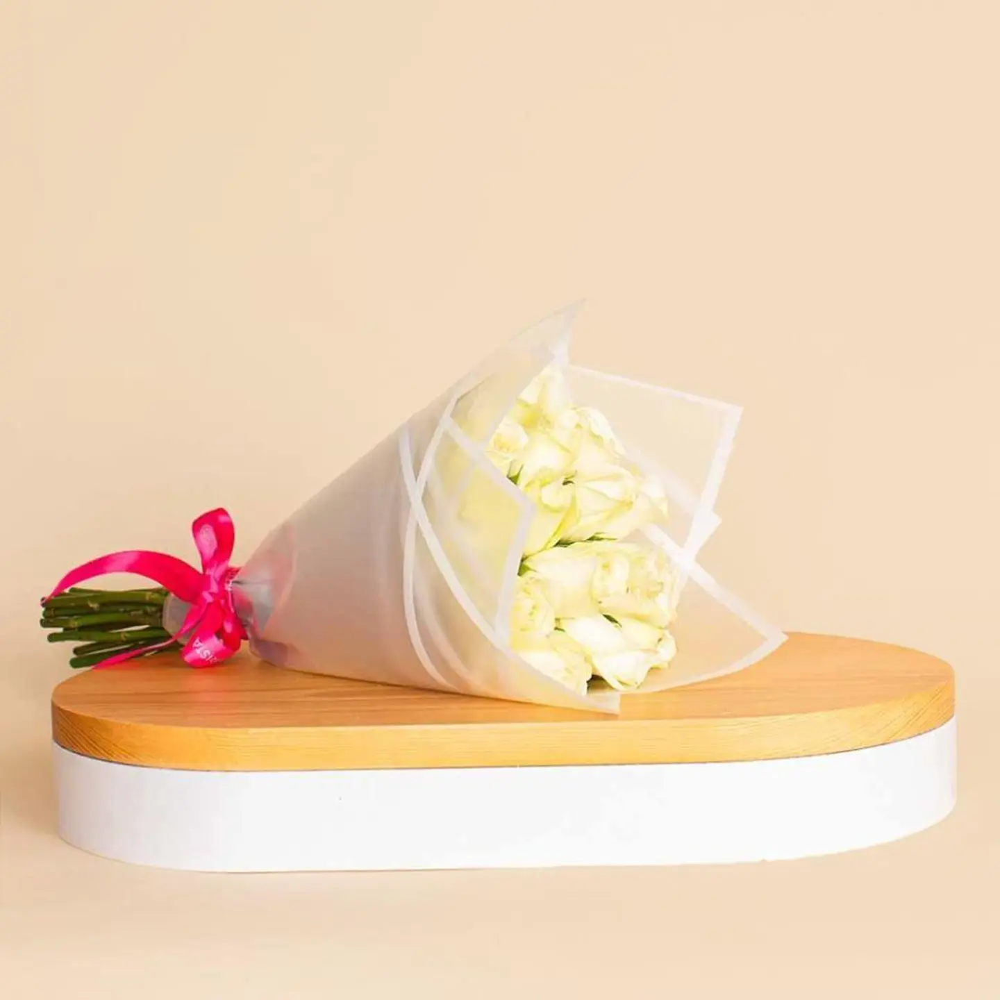 باقة ورد ابيض