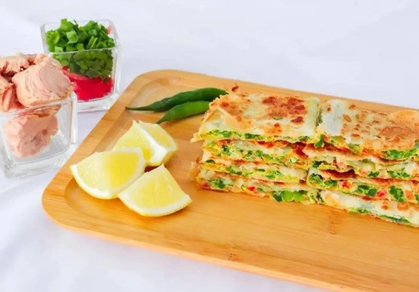 مطبق مالح تونة بالخضار