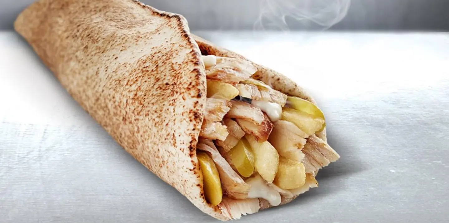 Sark Chicken Shawerma With Cheddar Cheese