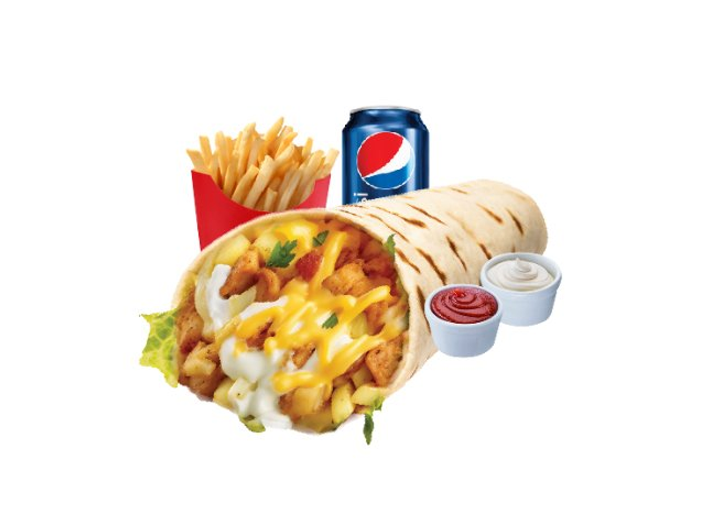Chicken Sandwich With Cheese Meal