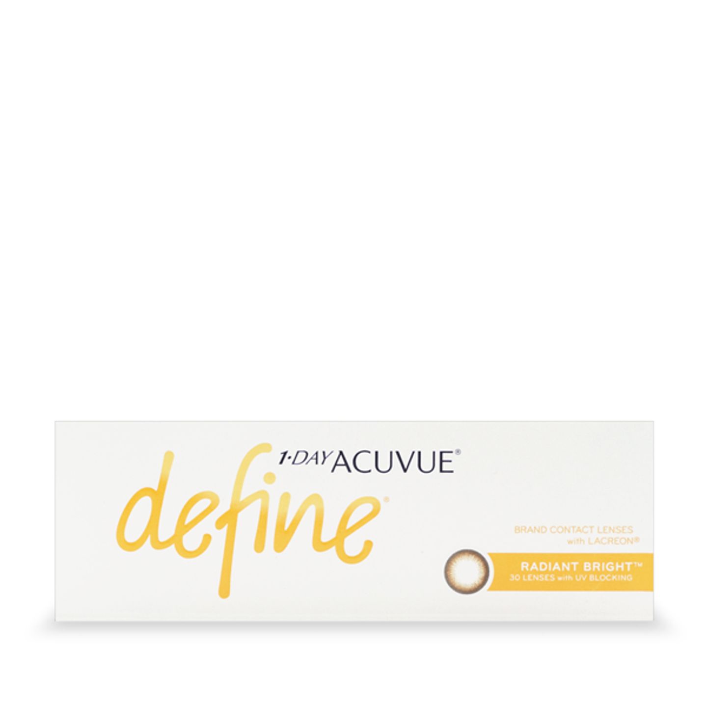 Acuvue 1 Day Pack Of 30 Define Radiant Bright Lenses