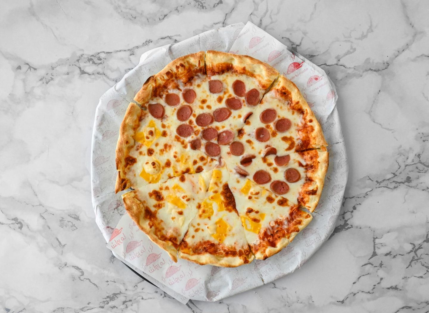 Pepperoni And Sausage Pizza
