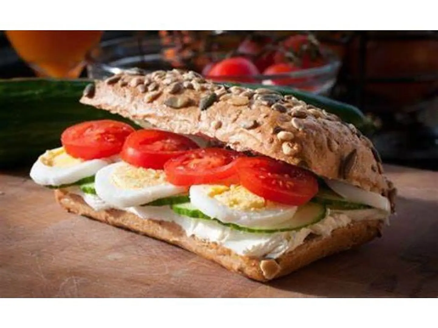 بيض مسلوق بالجبن