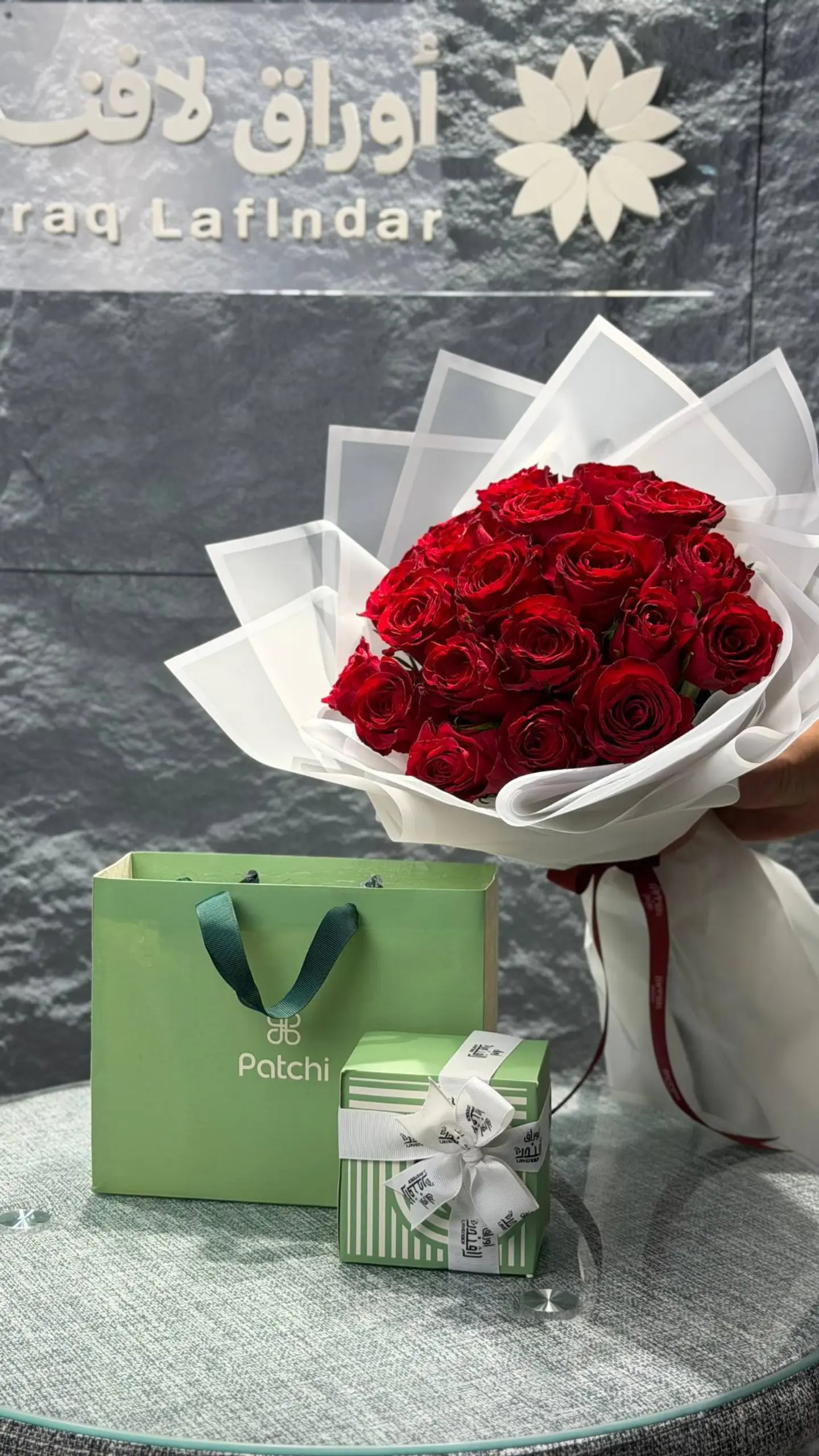 Rose With Patchi Chocolate