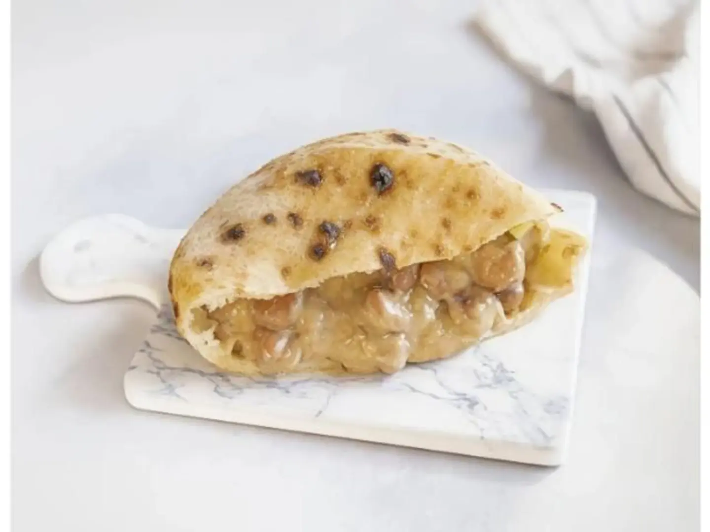 Foul With Hummus Sandwich