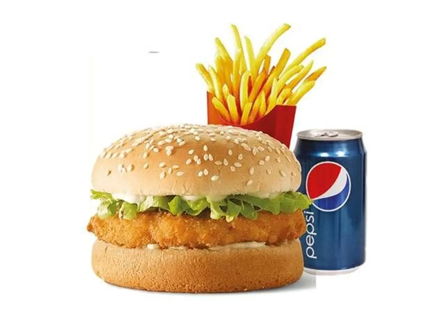 وجبة برجر دجاج