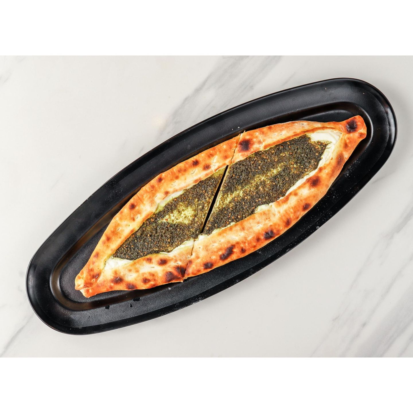 فطيرة لبنة وزعتر