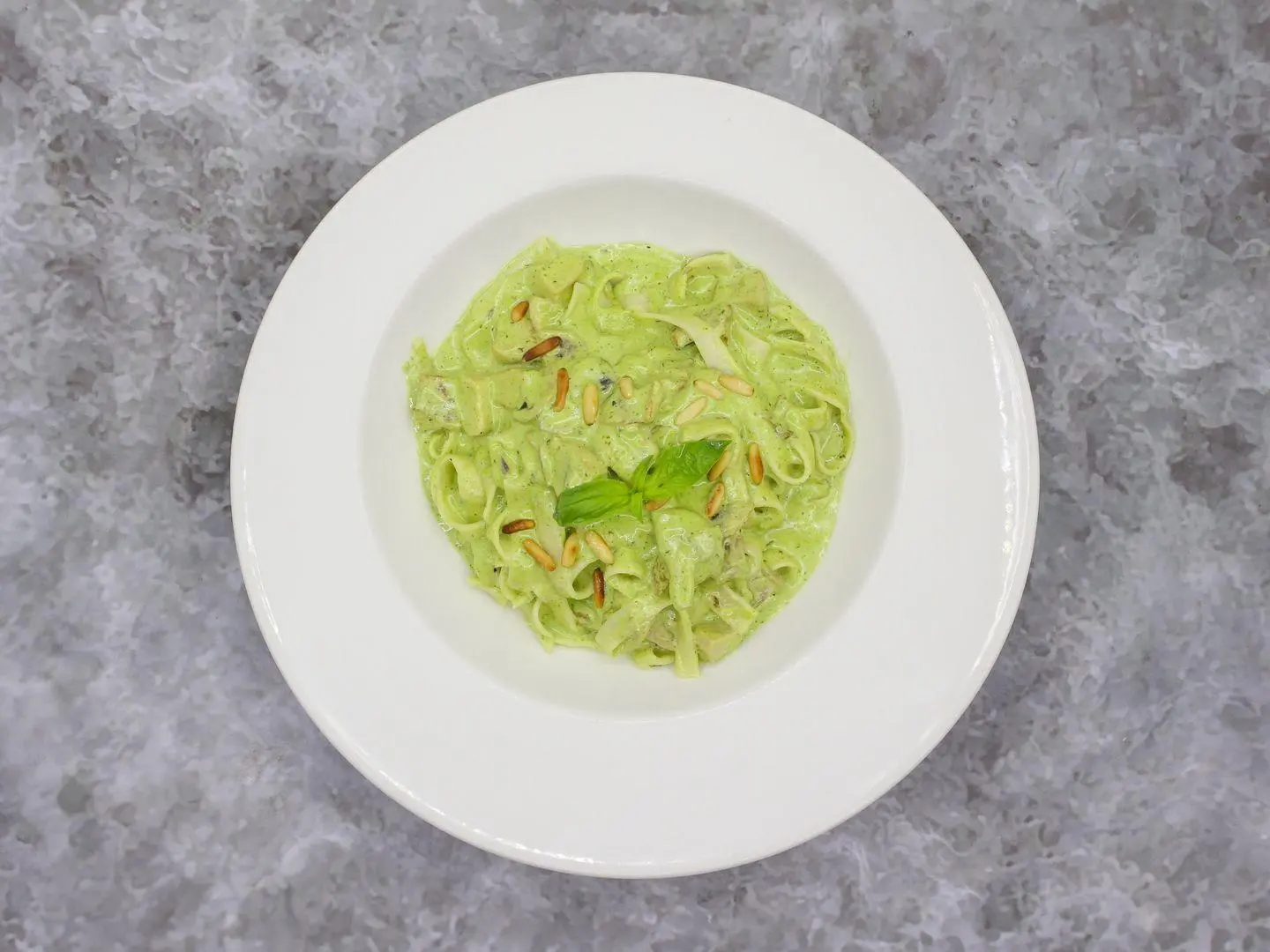 Chicken And Pesto Fettuccine