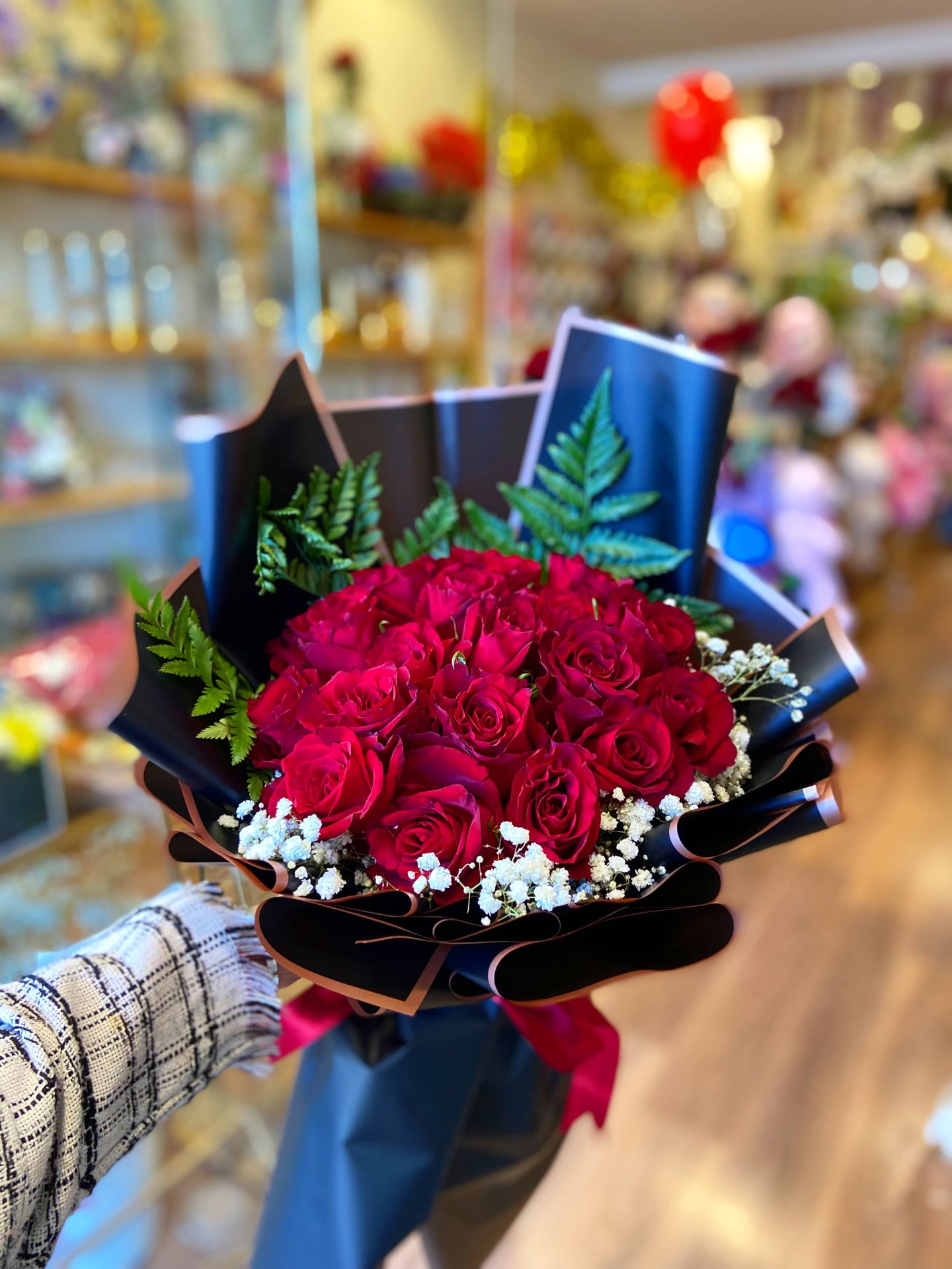 بوكيه جوري الاحمر
