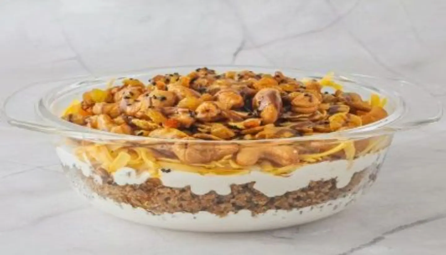 Royal Masoub With Nuts And Corn Flakes