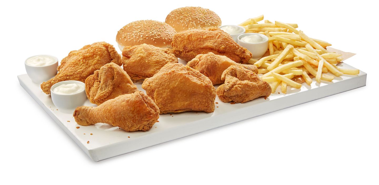 Albaik 8 Piece Chicken Meal