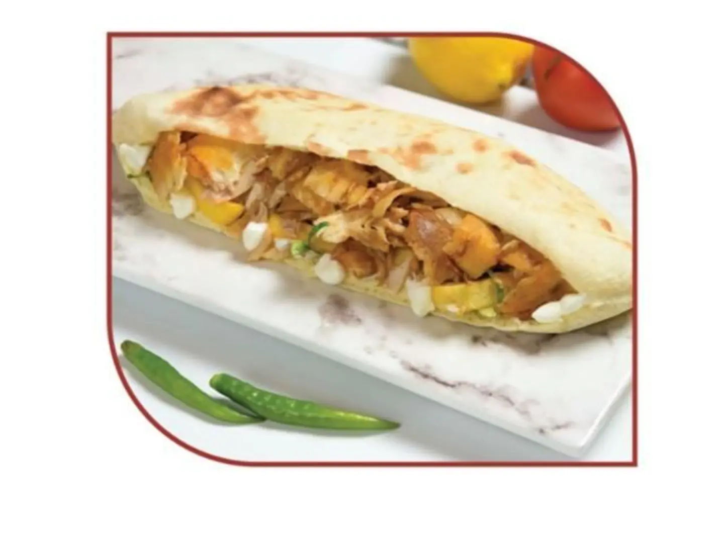 شاورما صاروخ دجاج فرن