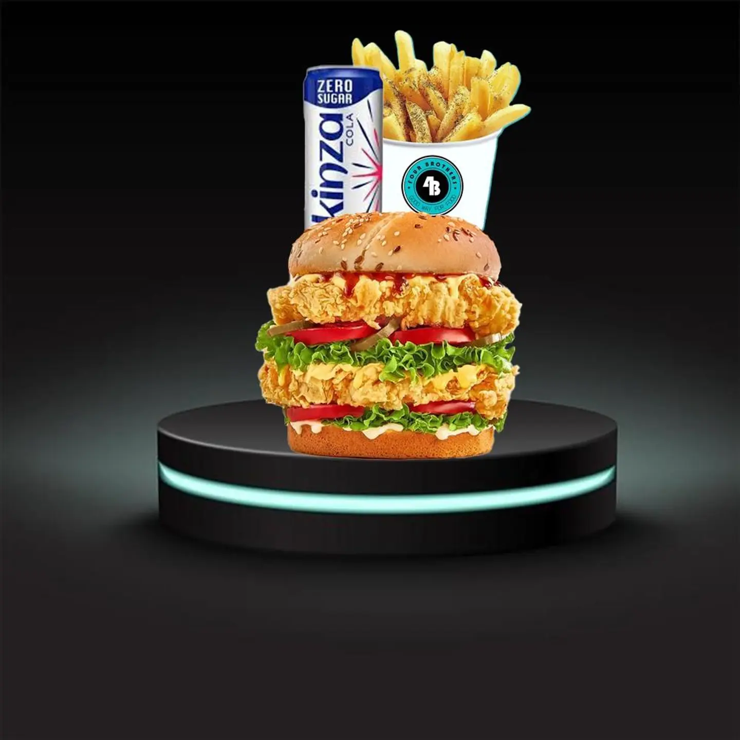 Double Zinger Bbq Meal