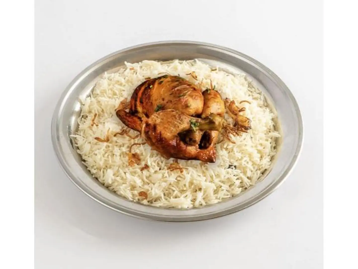 Half Grilled Chicken With Bashawer Rice
