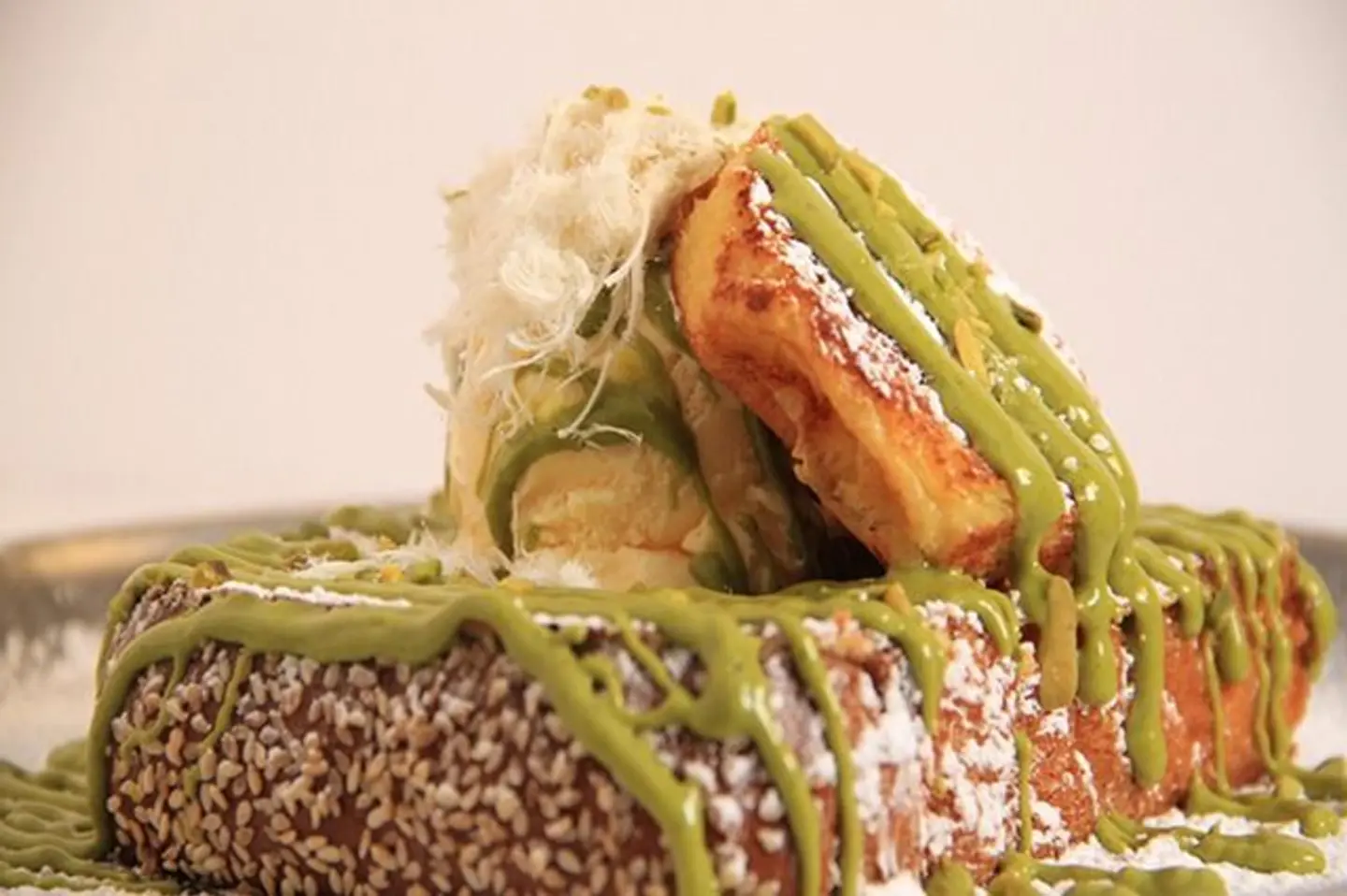 Ice Cream Pistachio French Toast