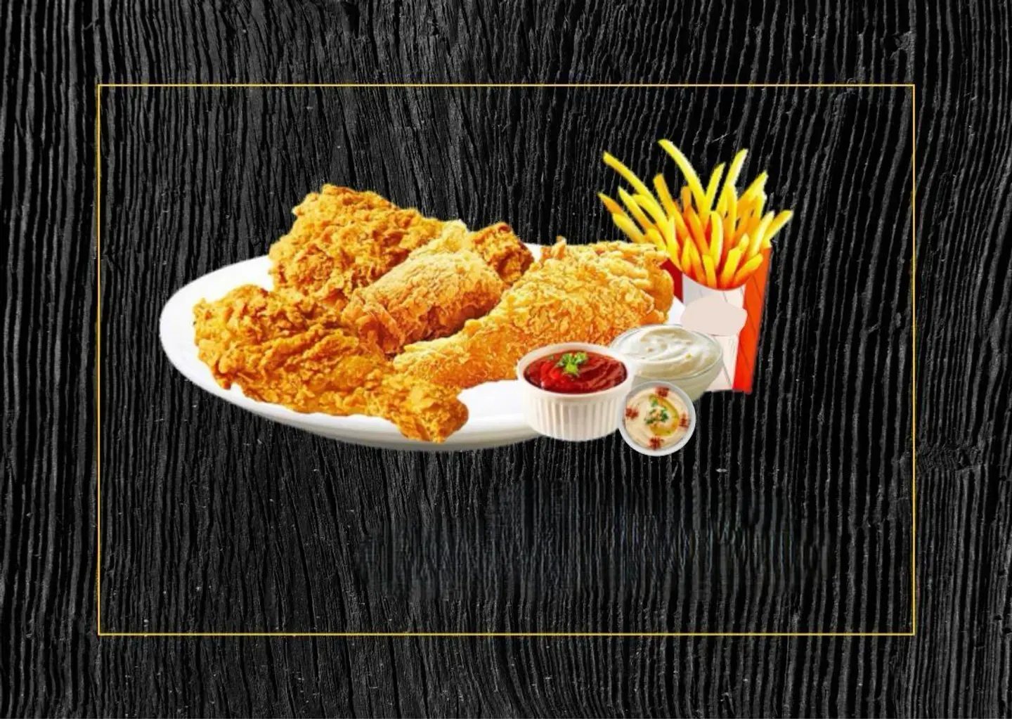 Broasted Chicken 4 Pieces
