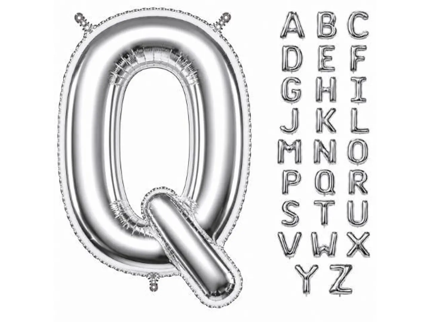 بالون فضي Q