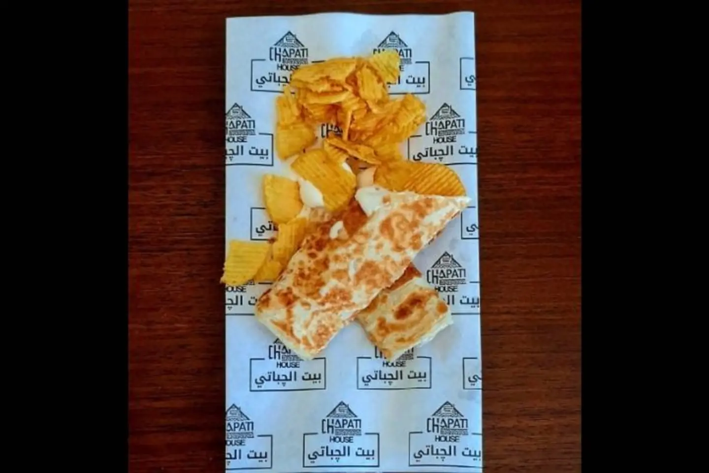 Chips And Cheese Chapati
