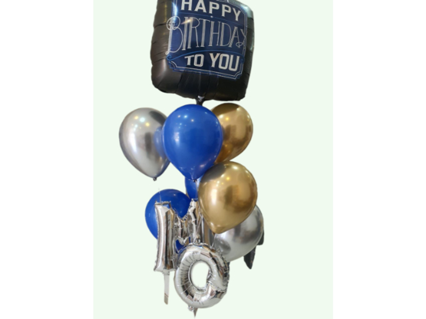 بالون عيد ميلاد وحروف