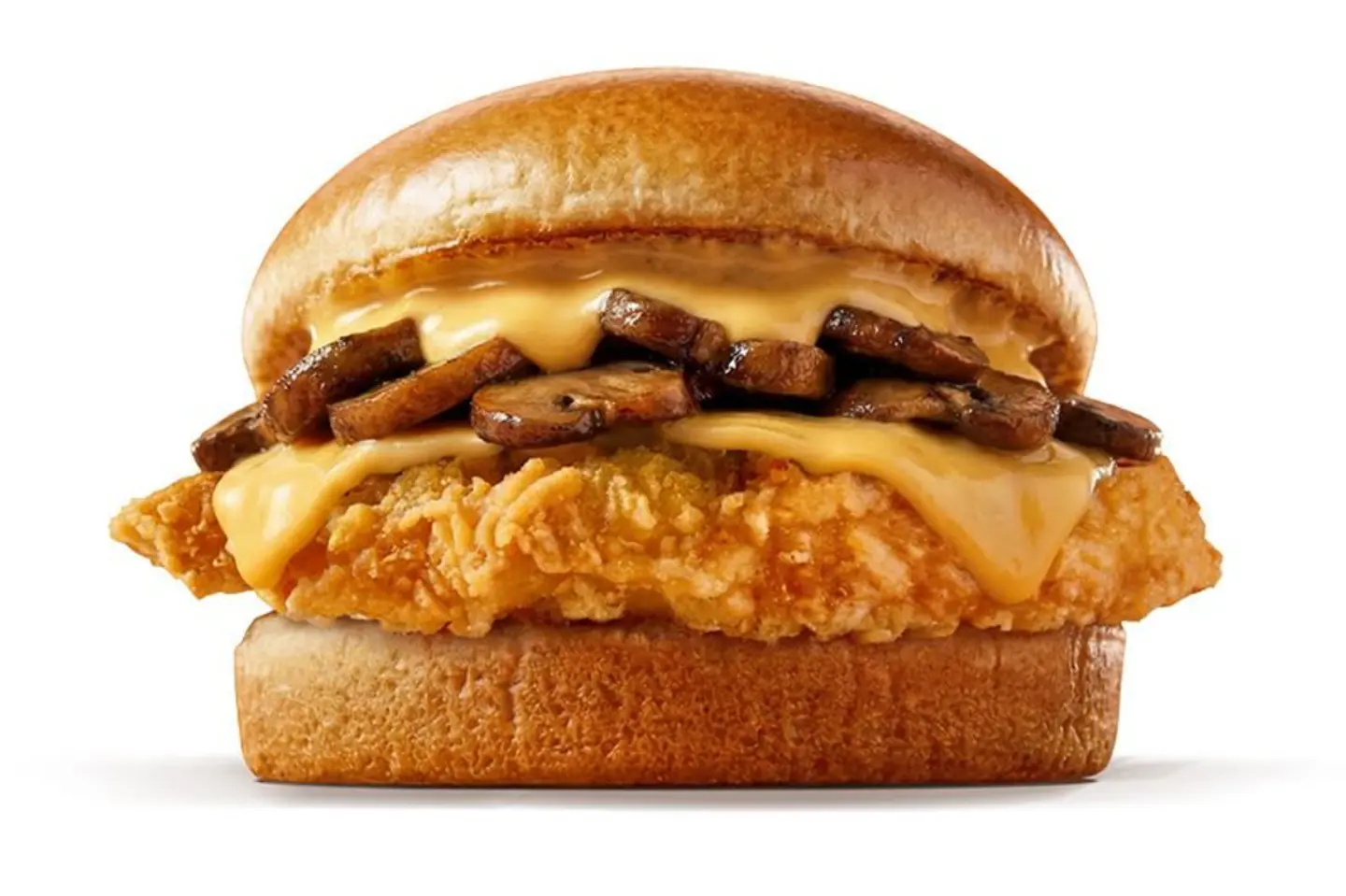 برجر دجاج هوم ستايل مشروم ميلت