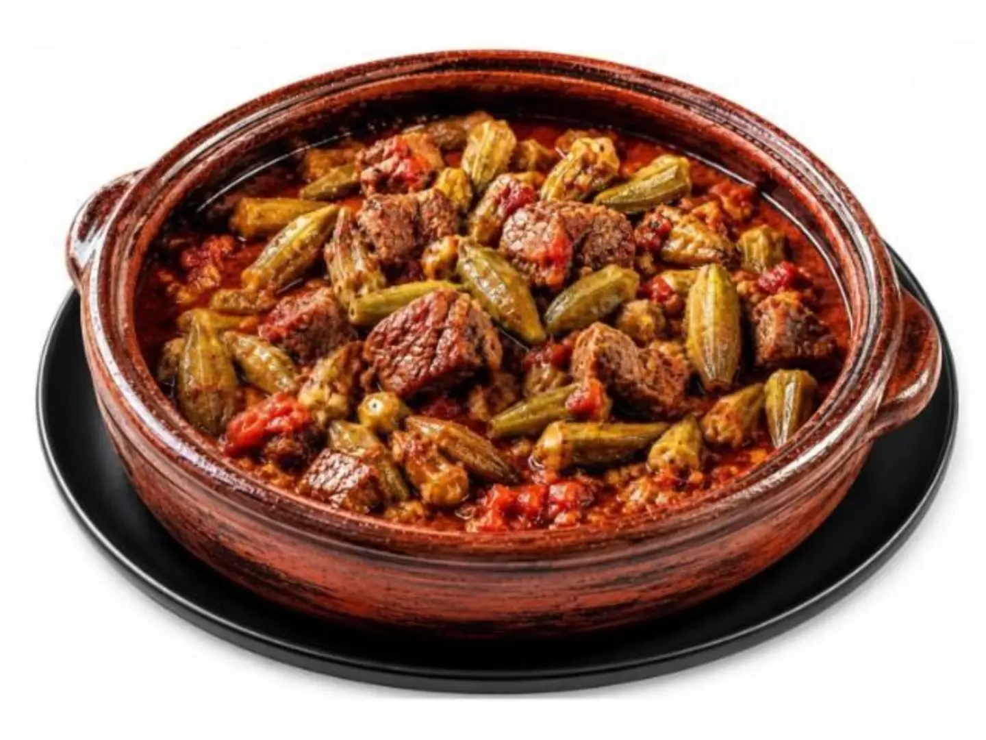 Meat And Okra Tagine