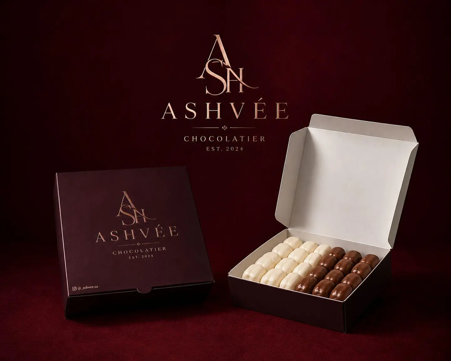 Box Ashvee Royal Dates Mix Chocolate