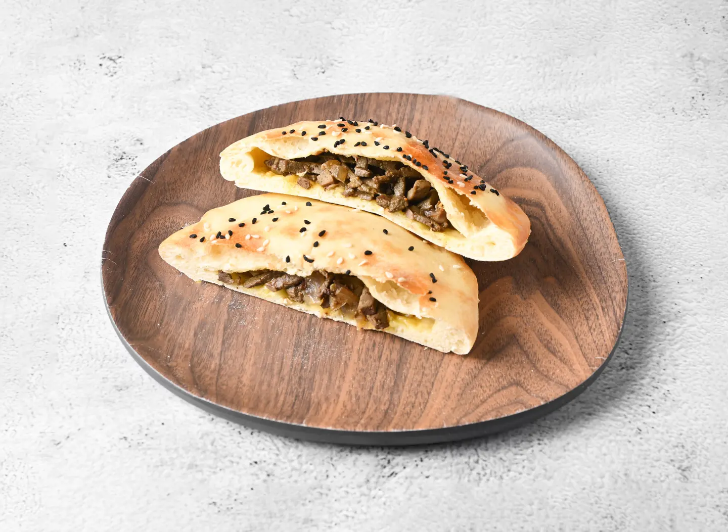 ساندوتش كبدة مدور
