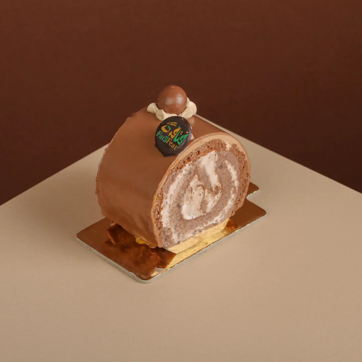 Chocolate Swiss Roll Cake