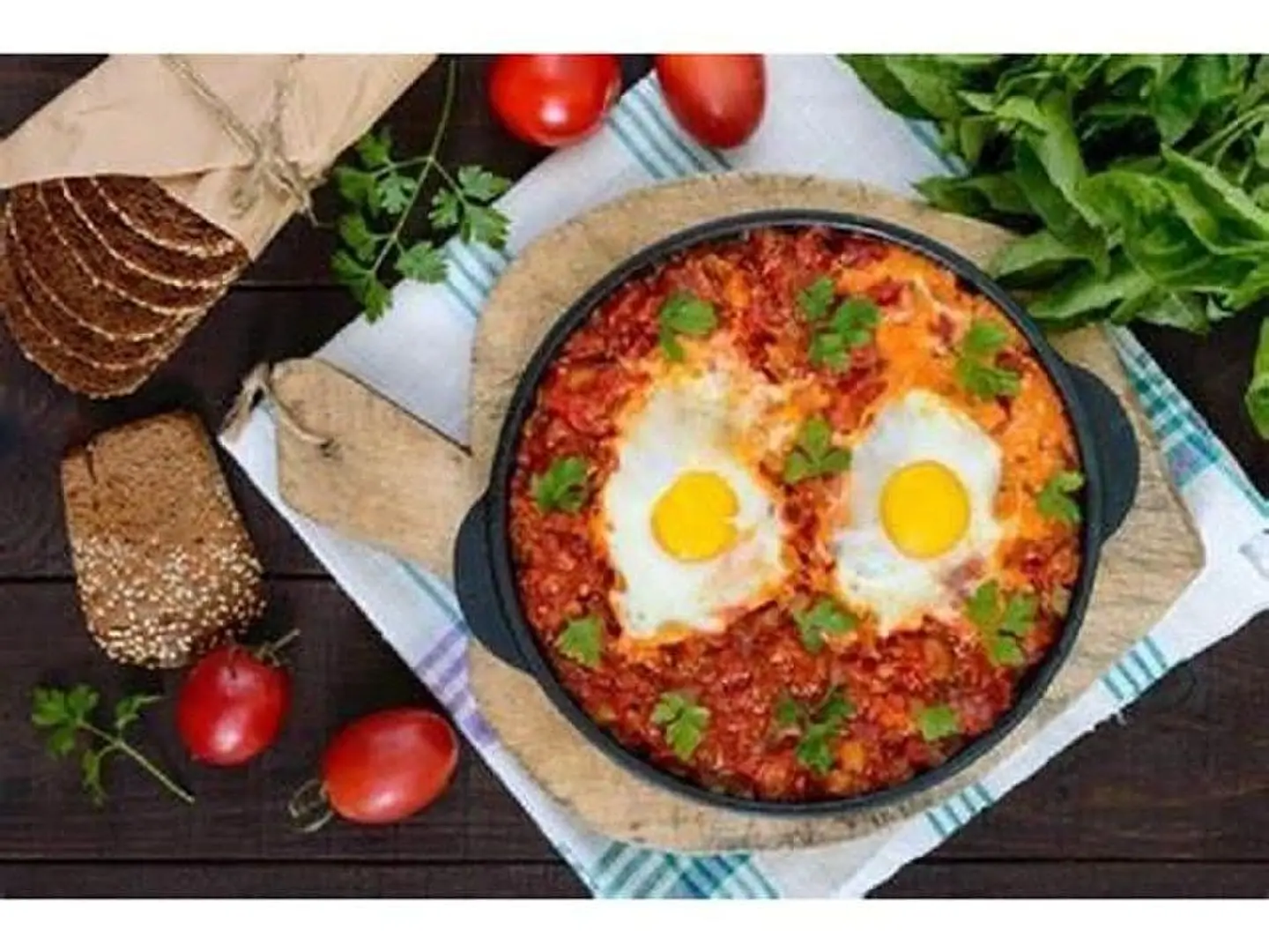 Sunny Side Up Egg With Tomato