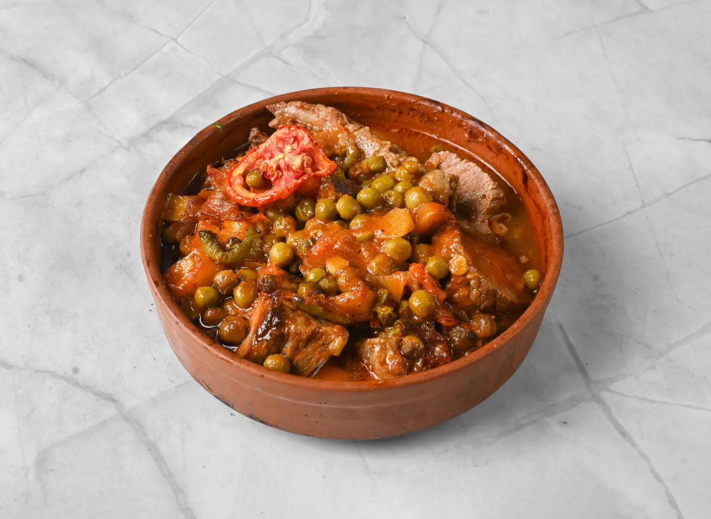 طاجن لحم مع ارز