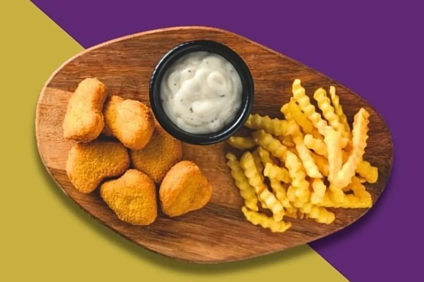 Chicken Nuggets With French Fries