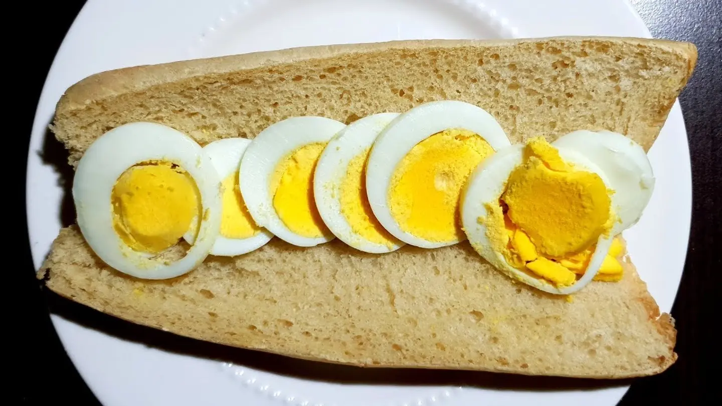 سندويتش بيض سادة
